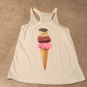 White tank top